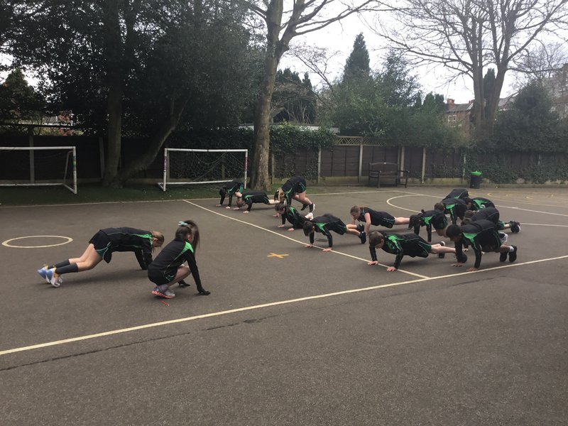 Year 6 created effective warm ups