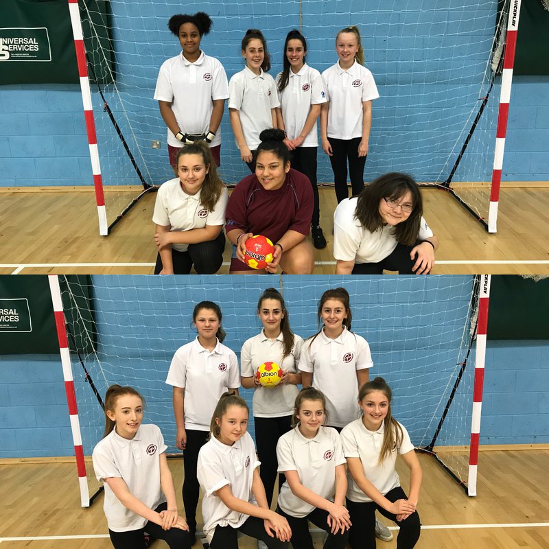 Your School Games U13 and U15 Girls Handball Teams DISTRICT CHAMPIONS