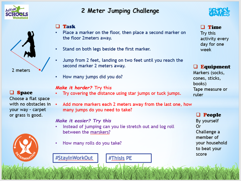 NEW Activities - 2 meter challenge