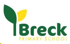 Poulton-le-Fylde the Breck Primary School logo